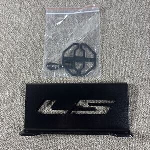 Black Powder-Coated LS Engine Mounting Bracket Steel Plate Swap Custom Build